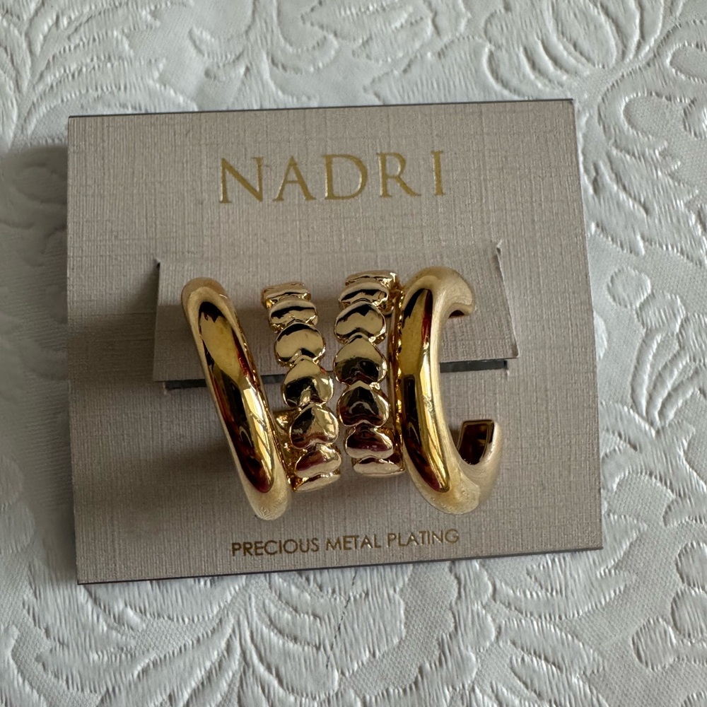 Nadri Hoops Earrings Set